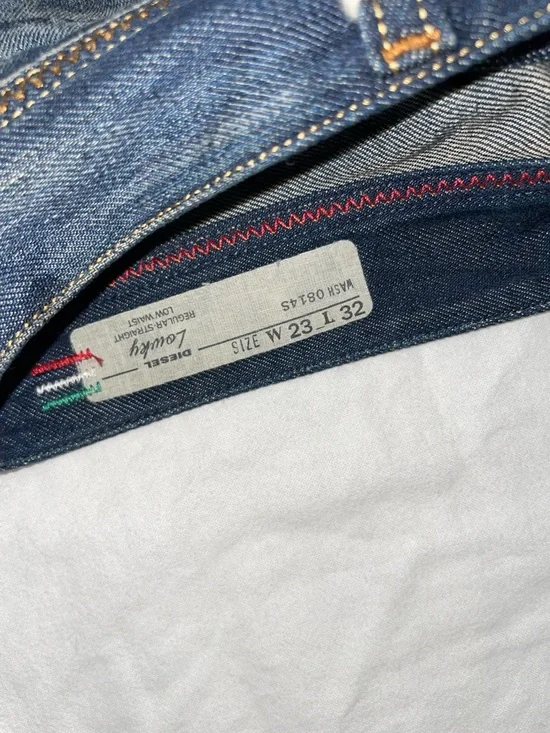 Diesel Blue Distressed Denim Jeans - Picture 3 of 6